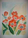 Blumen  Aquarell 30x40   
